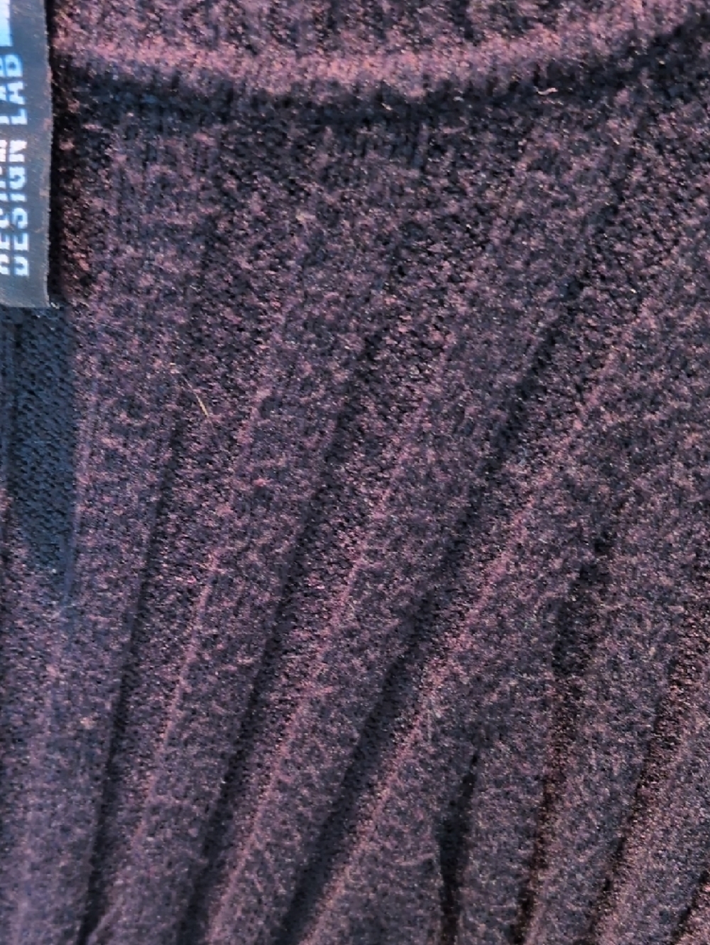 Design Lab Ribbed Crewneck Sweater - Dark Brown - Picture 3 of 4